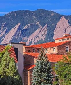 Boulder Buildings In Colorado Paint By Numbers