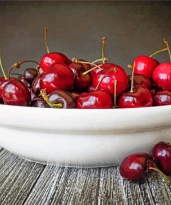 Bowl Of Cherries Paint By Numbers