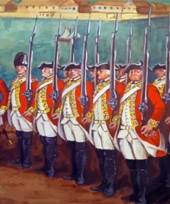 British Soldiers Art Paint By Numbers