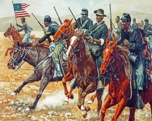 Buffalo Soldiers Paint By Numbers