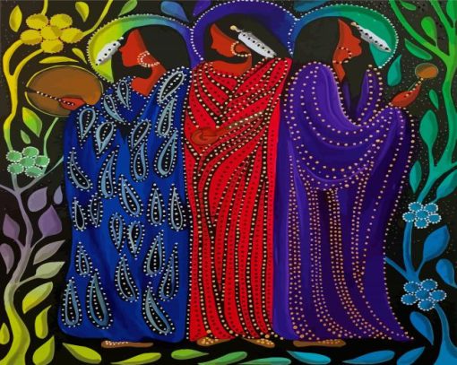 Canadian Indigenous Women Art Paint By Numbers