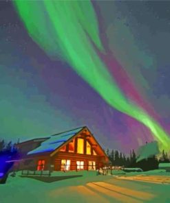 Canadian Northern Lights Paint By Numbers