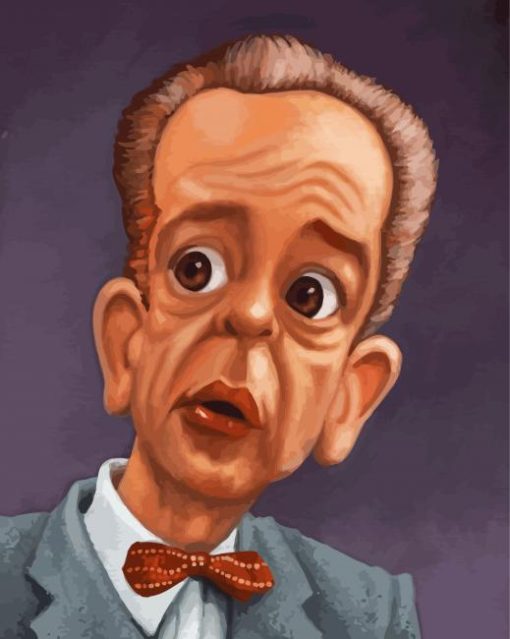 Caricature Don Knotts Paint By Numbers