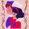 Cartoon Snow White And Prince Charming Paint By Numbers