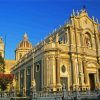 Cathedral Of Sant Agata In Catania Sicily Paint By Numbers