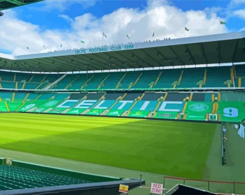 Celtic Park Stadium Paint By Numbers