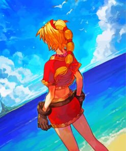 Chrono Cross Kid Character Paint By Numbers