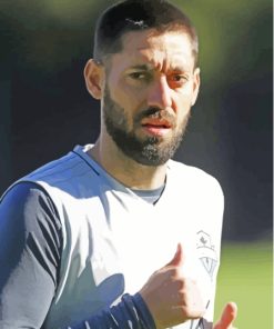 Clint Dempsey Football Player Paint By Numbers