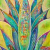 Colorful Blue Agave Paint By Numbers
