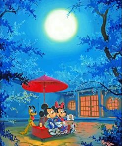 Disney Mickey And Minnie Japan Paint By Numbers