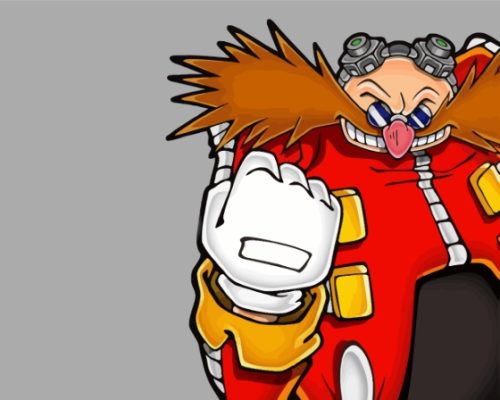 Doctor Eggman Animation Character Paint By Numbers