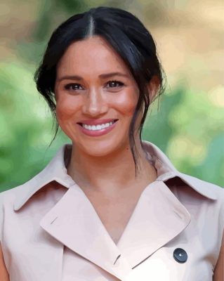 Duchess Of Sussex Meghan Markle Paint By Numbers