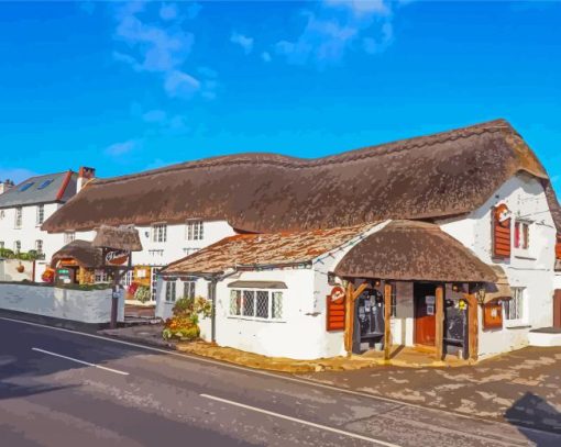 England Croyde Village Paint By Numbers