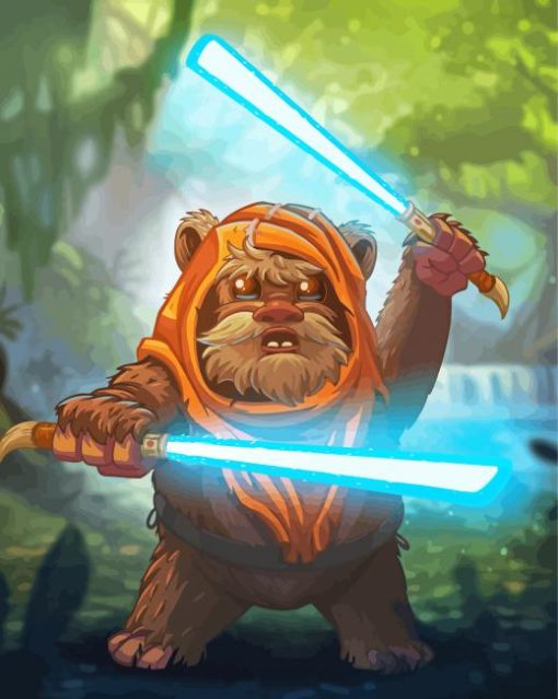 Ewok Art Paint By Numbers