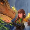 Fantasy Elf And Dragon Paint By Numbers
