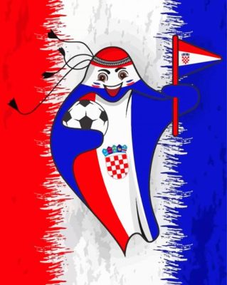 Fifa Mascot Croatia Paint By Numbers