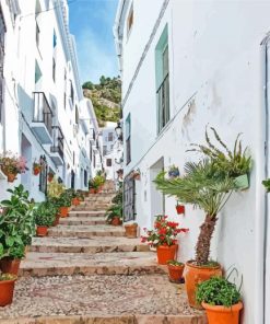 Frigiliana Town Spain Paint By Numbers