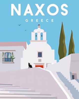 Greece Naxos Poster Paint By Numbers