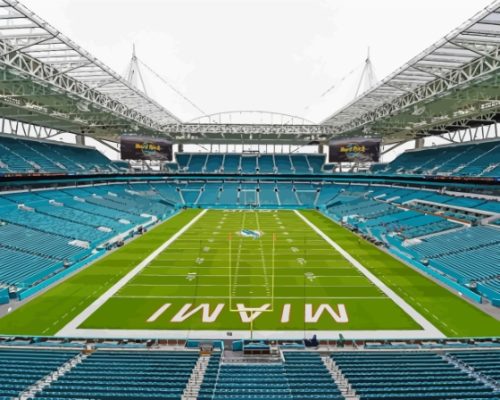 Hard Rock Stadium Paint By Numbers