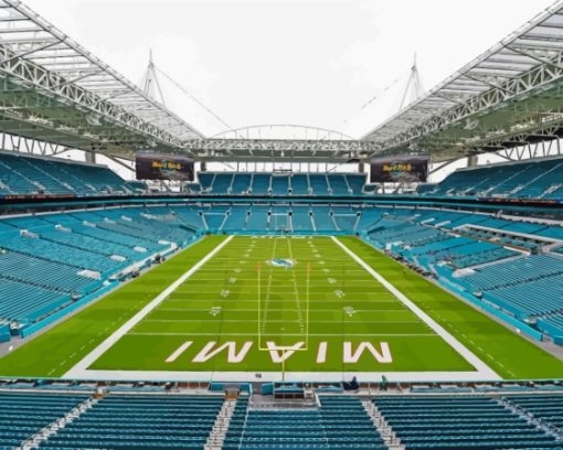 Hard Rock Stadium Paint By Numbers