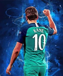 Harry Kane Player Back Art Paint By Numbers