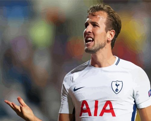 Harry Kane Player Paint By Numbers