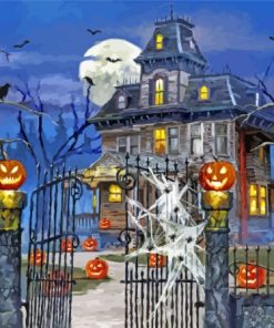 Haunted Property Art Paint By Numbers