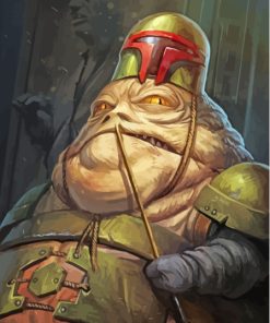 Hutt Star Wars Paint By Numbers