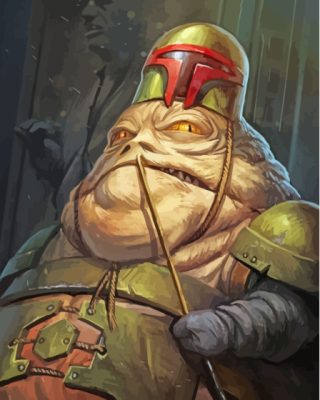 Hutt Star Wars Paint By Numbers