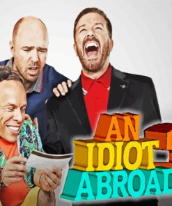 Idiot Abroad Poster Paint By Numbers