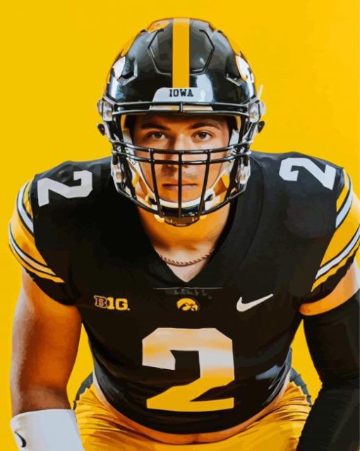 Iowa Hawkeyes Team Player Paint By Numbers