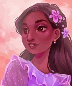 Isabela Madrigal Encanto Animation Character Art Paint By Numbers