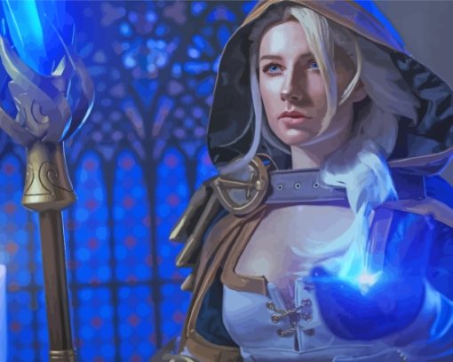 Jaina Proudmoore Character Paint By Numbers