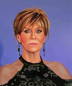 Jane Fonda Art Paint By Numbers