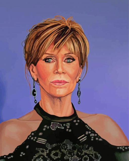 Jane Fonda Art Paint By Numbers