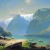 Lake In Swiss Mountains Savrasov Paint By Numbers