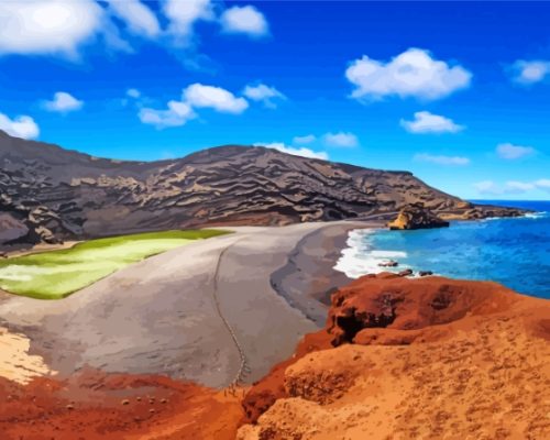 Lanzarote Coast Paint By Numbers