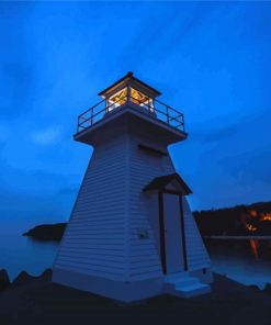 Lions Head Lighthouse In Tobermory Paint By Numbers