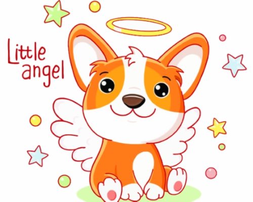 Little Dog Angel Paint By Numbers