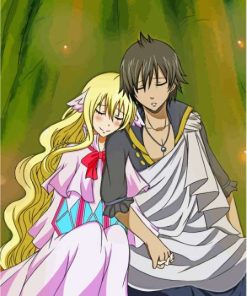 Mavis And Zeref Anime Paint By Numbers