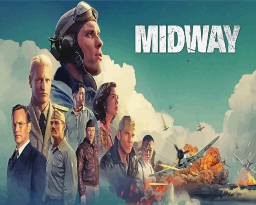 Midway Action Film Paint By Numbers