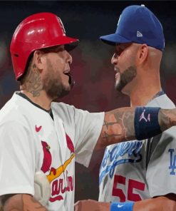 Molina And Pujols Paint By Numbers