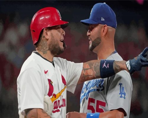 Molina And Pujols Paint By Numbers