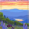 Moosehead Lake Maine Poster Paint By Numbers
