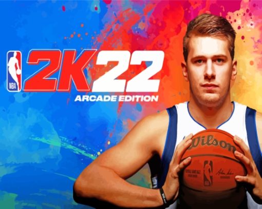 NBA 2k Video Game Serie Paint By Numbers