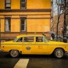 New York Yellow Taxi Cab Paint By Numbers