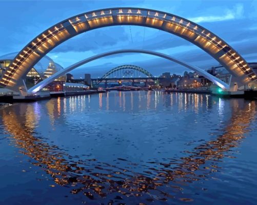 Newcastle Upon Tyne Paint By Numbers