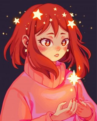 Ochako Urarakav Anime Character Paint By Numbers