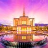 Ogden Utah Temple At Sunset Paint By Numbers