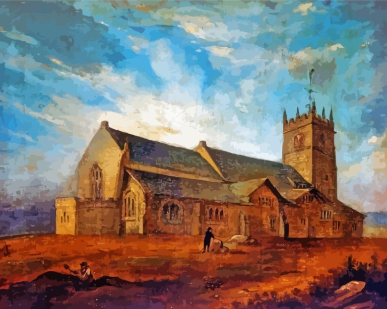 Old Church Art Paint By Numbers